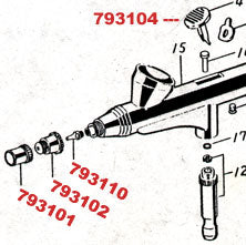 Pistola de Aerógrafo de Acción Simple Premium para Decoración de Pasteles