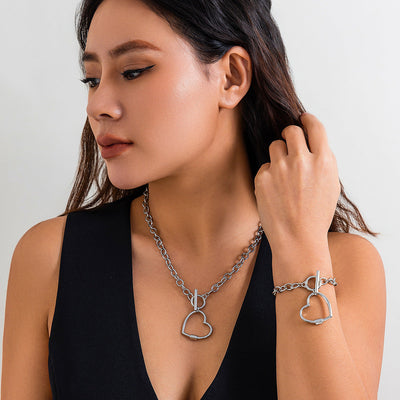 Conjunto de Collares Versátiles en Forma de Estrella y Corazón
