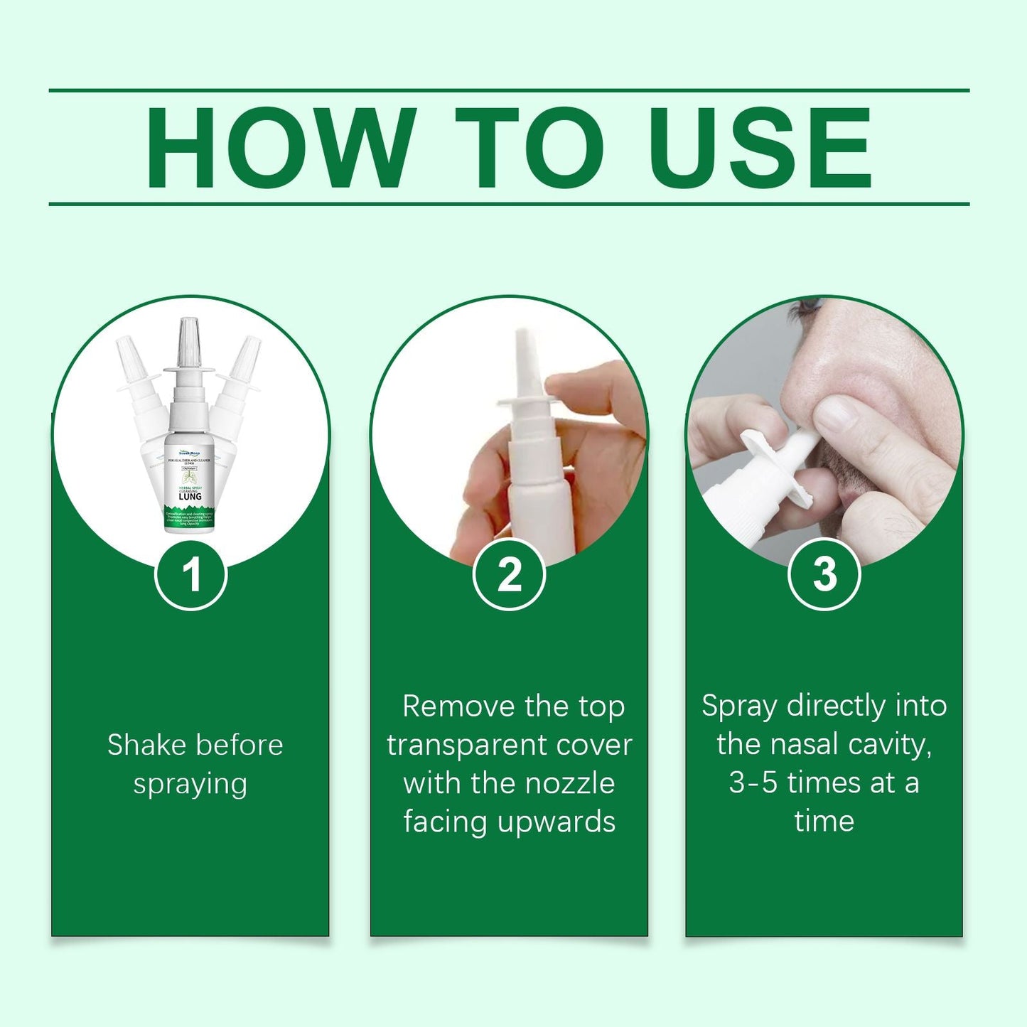 Spray Limpiador Nasal Herbal para Comodidad y Cuidado