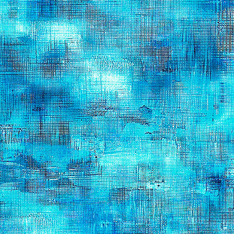 Tela de algodón azul entrelazada ATXSH - 44"/45" por yarda