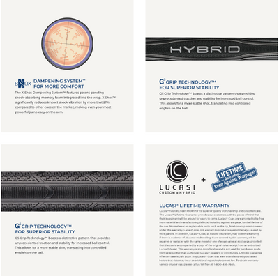 Lucasi Air Hog Jump Cue Stick - Ultimate Performance - Korvel