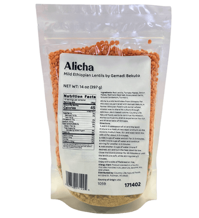 Alicha - Authentic Ethiopian Mild Lentil Stew - Korvel