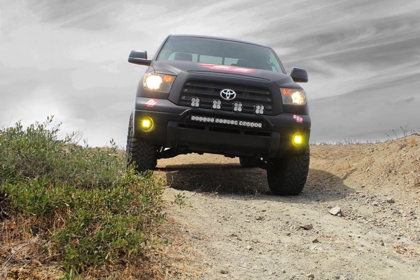Baja Designs Squadron LED Lights with Fog Mounts (2005-2011) - Korvel