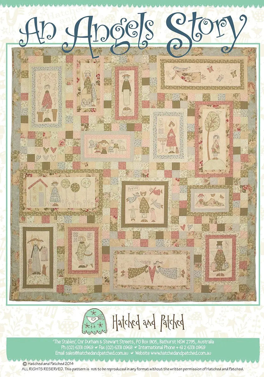 An Angels Story Quilt - Unique Home Decor Sewing Pattern