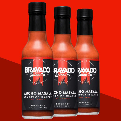 Ancho Masala Hot Sauce – Smoky Ancho Chili & Garam Masala (Super Hot)