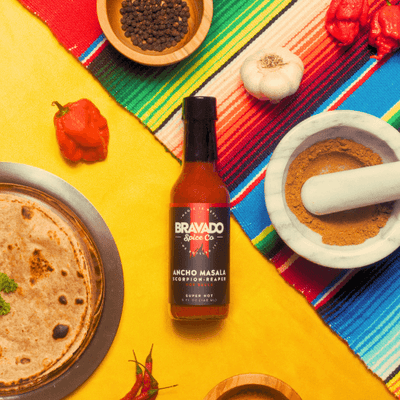 Ancho Masala Hot Sauce – Smoky Ancho Chili & Garam Masala (Super Hot)