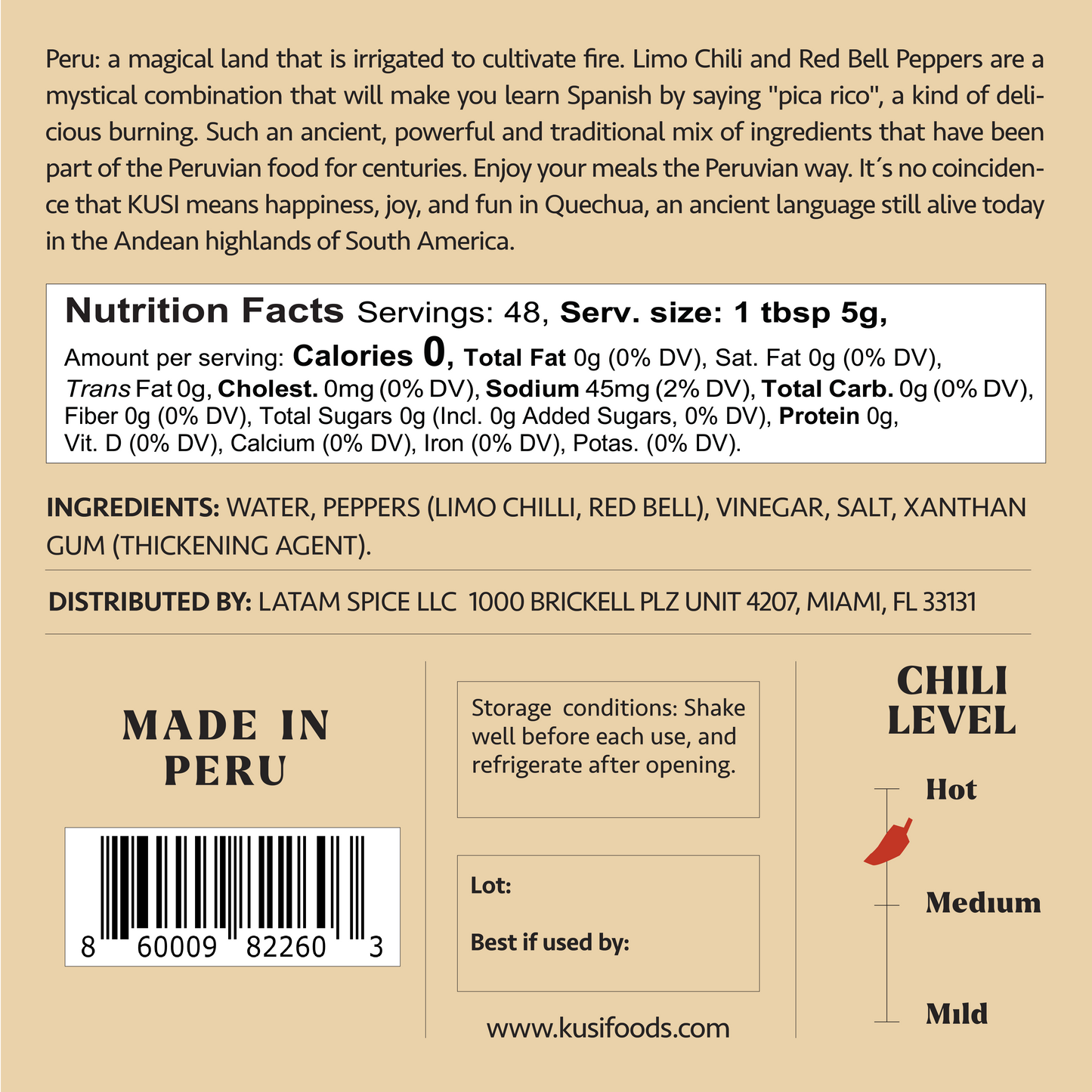 Andean Heat - Authentic Peruvian Hot Sauce