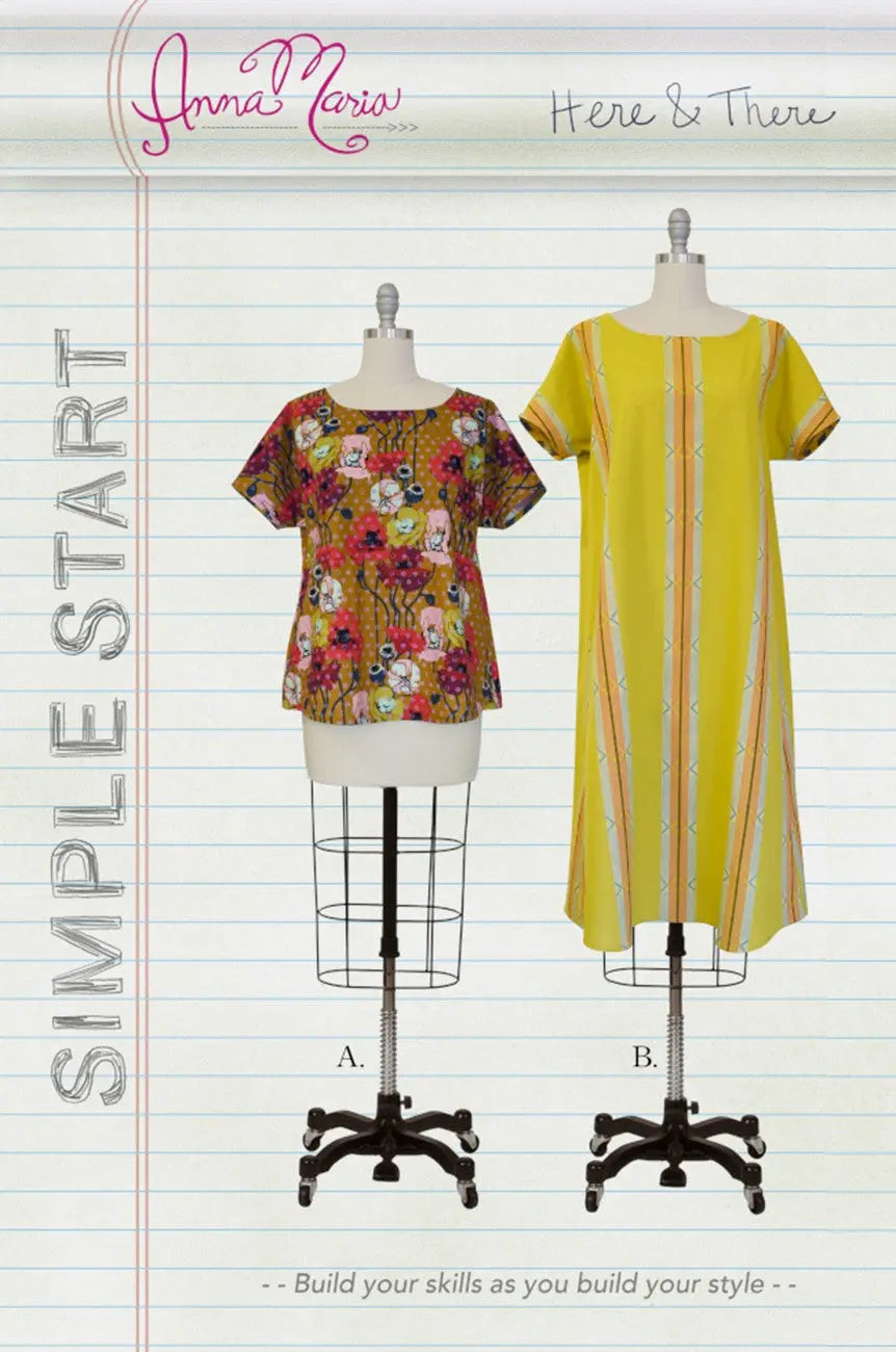Modèle de couture Anna Maria Simple Start Here & There