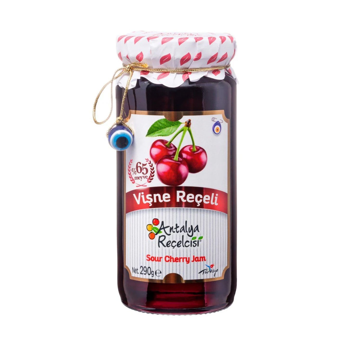 Antalya Sour Cherry Jam 290 g (10.23 oz) – Tart & Sweet Mediterranean Preserve