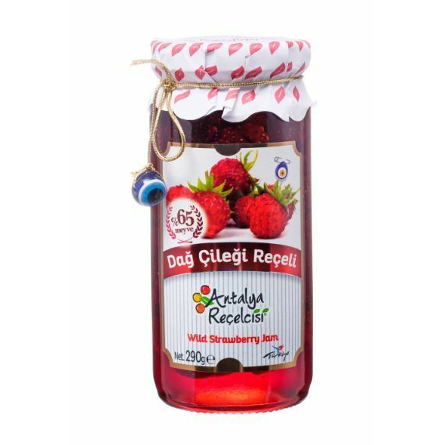 Antalya Wild Strawberry Jam – 12 × 290 g (10.2 oz) Jars | Case Pack