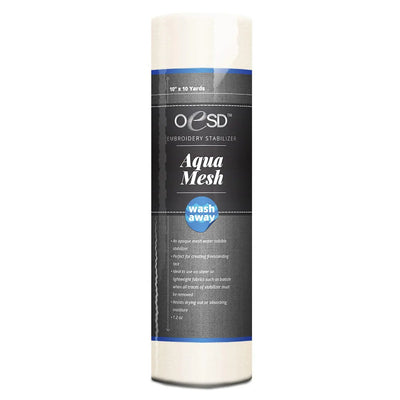 AquaMesh 10in x 10 yds - Stabilisateur Opaque Soluble dans l'Eau