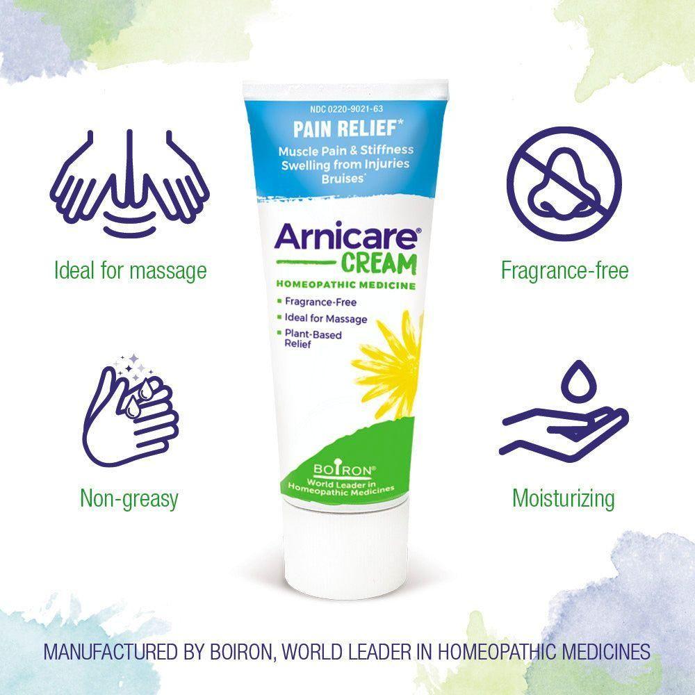Crème Arnica Boiron 2,5 oz - Soulagement de la douleur