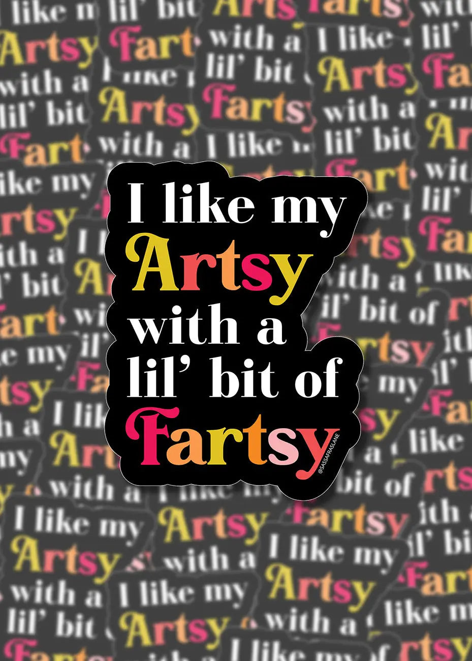 Artsy Fartsy Stickers - Fun Vinyl Gift Tags