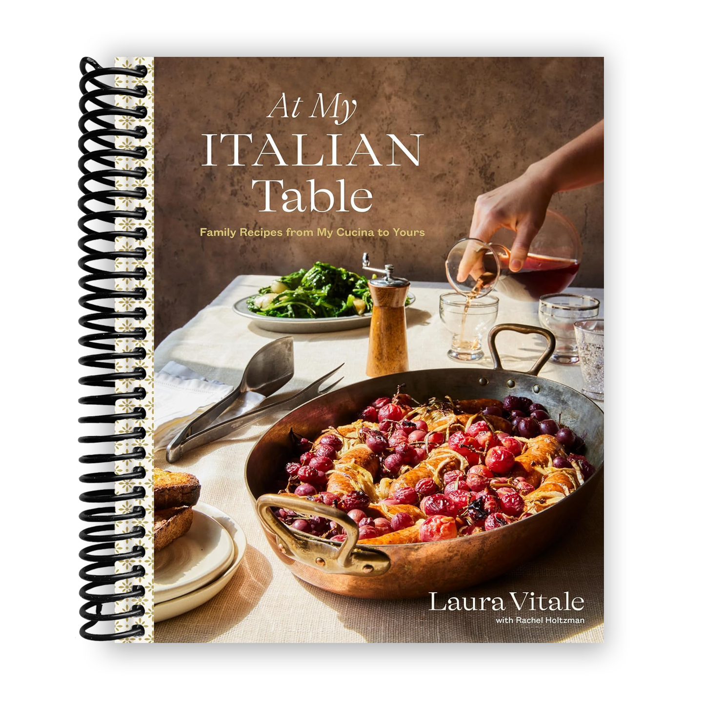 Authentic Italian Family Recipes: A Culinary Journey from My Kitchen to Yours (Spiral Bound) - Korvel