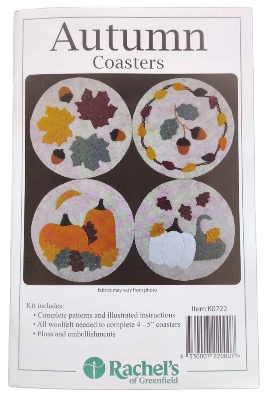Kit de bricolage de sous-verres d'automne