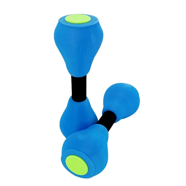 Water Dumbbells Aquatic Exercise Pool Fitness Equipment Blue Foam Water Aerobic Exercise Fitness Equipment - Korvel