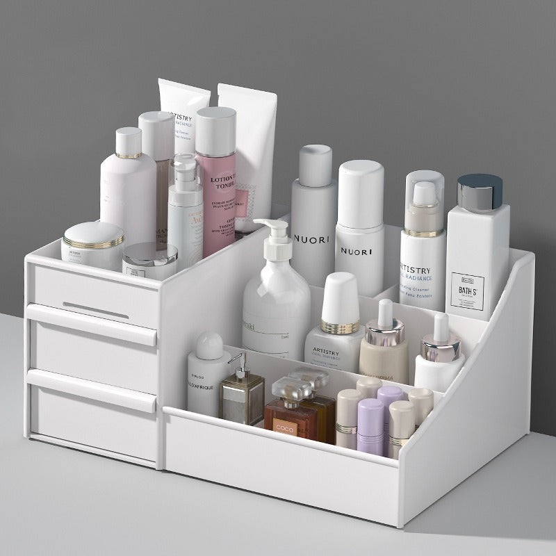 Drawer style cosmetic storage box jewelry sorting skincare tabletop dressing table - Korvel