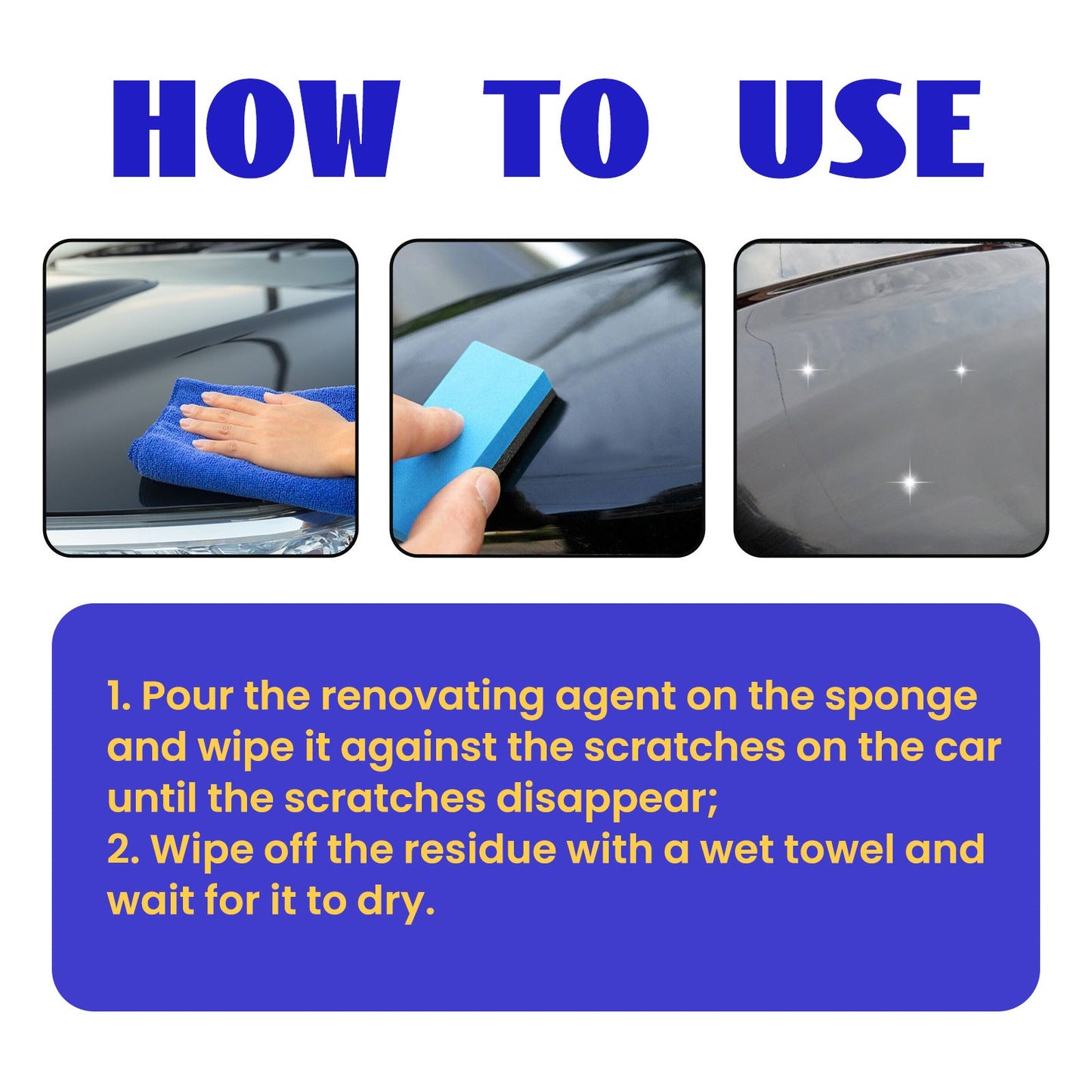 Scratch Retreader, Car Scratch Paint Repair Maintenance Refurbished Cleaning And Polishing Coating Agent - Korvel