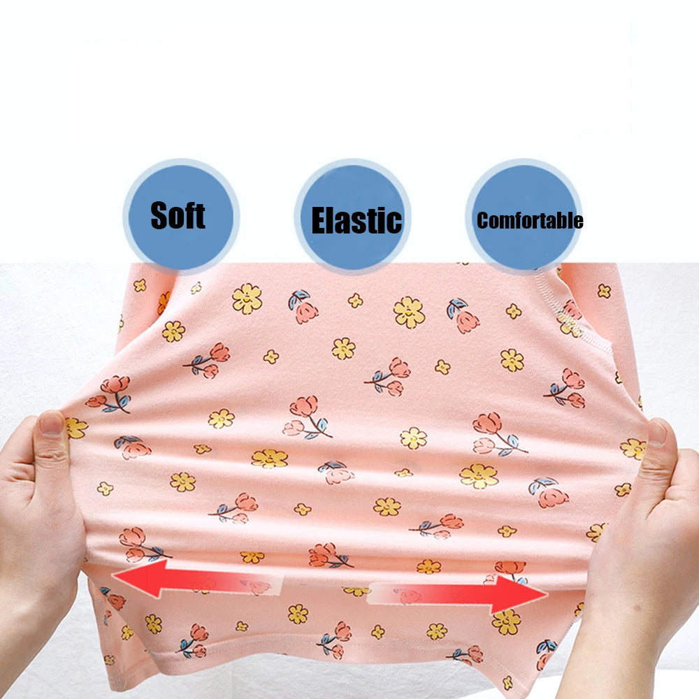 2-Piece Set Soft Cotton Pajamas Children Boys Girls Baby Spring Autumn Cartoon Long Sleeve Home Sleepwear Set 2-10Y - Korvel