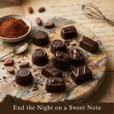 Andy Anand 24 pcs Sugar Free Vegan Dark Chocolate Truffles