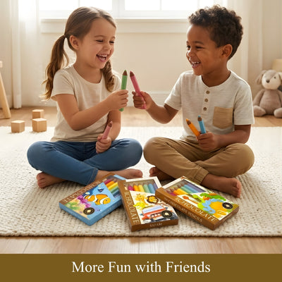 Andy Anand Milk Chocolate Crayon Boxes, 3-Pack – Fun Kids’ Treats