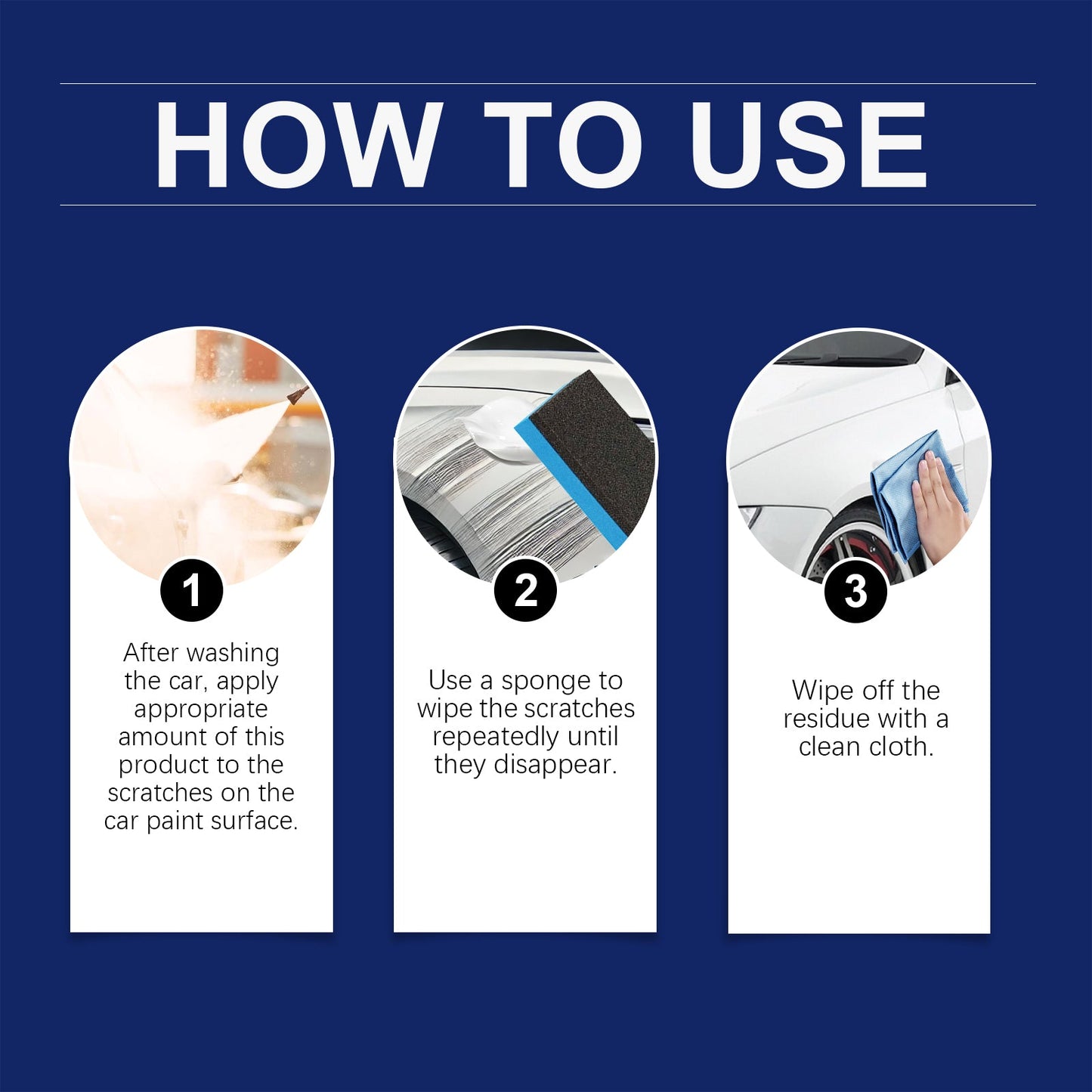 Automotive Scratch Care Agent Removing Marks Abrasive Paint Polishing Wax Car Scratch Repair - Korvel