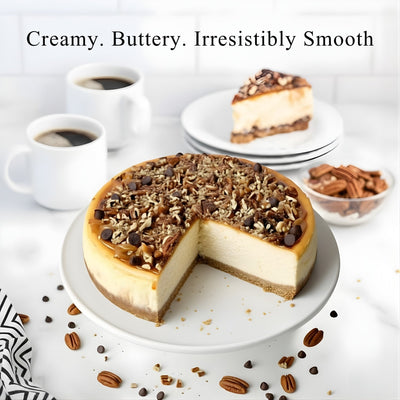 Andy Anand Sugar-Free Turtle Cheesecake 9" | Diabetic-Friendly & Creamy