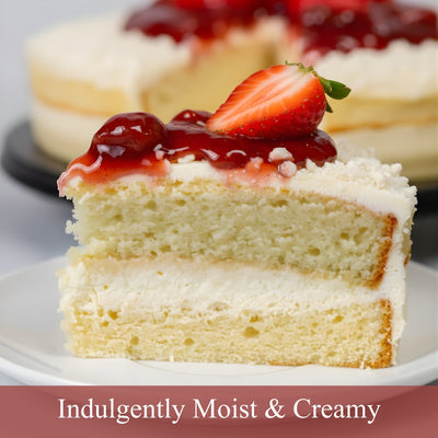 Andy Anand Sugar Free White Chocolate Cake with Strawberry - 2.5 lbs