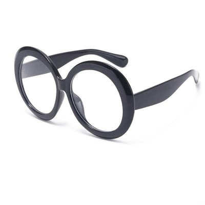 Gafas de sol circulares personalizadas de dos colores para mujeres