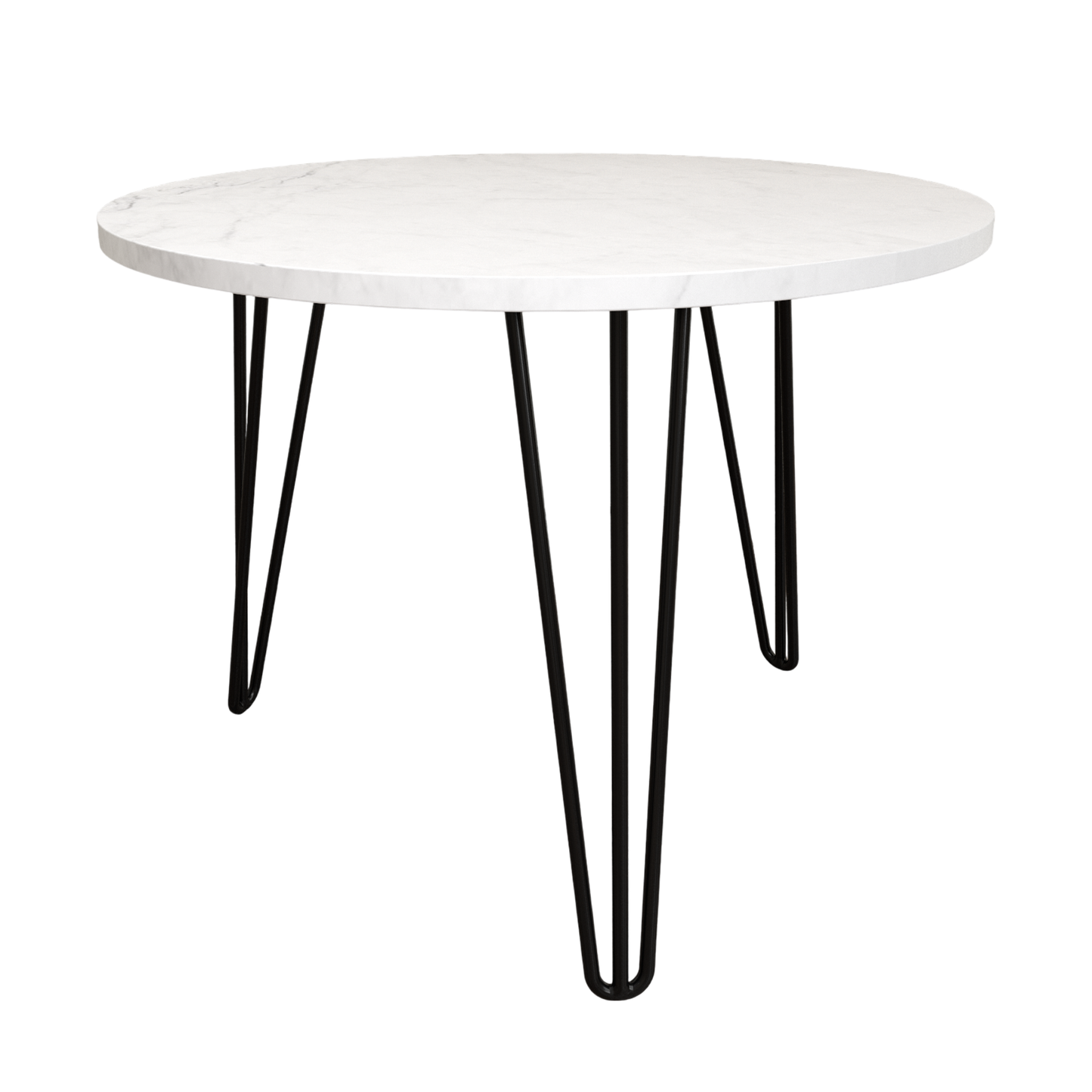 Ensemble de 2 tables basses rondes empilables de 27,56'' - Blanc