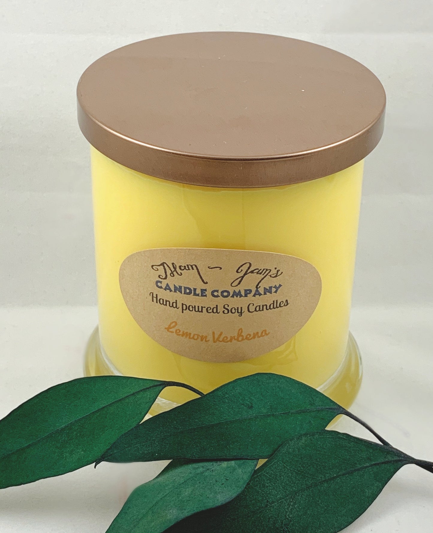 Lemon Verbena Soy Candle – Fresh & Citrusy Scent | Mam Jam’s - Korvel