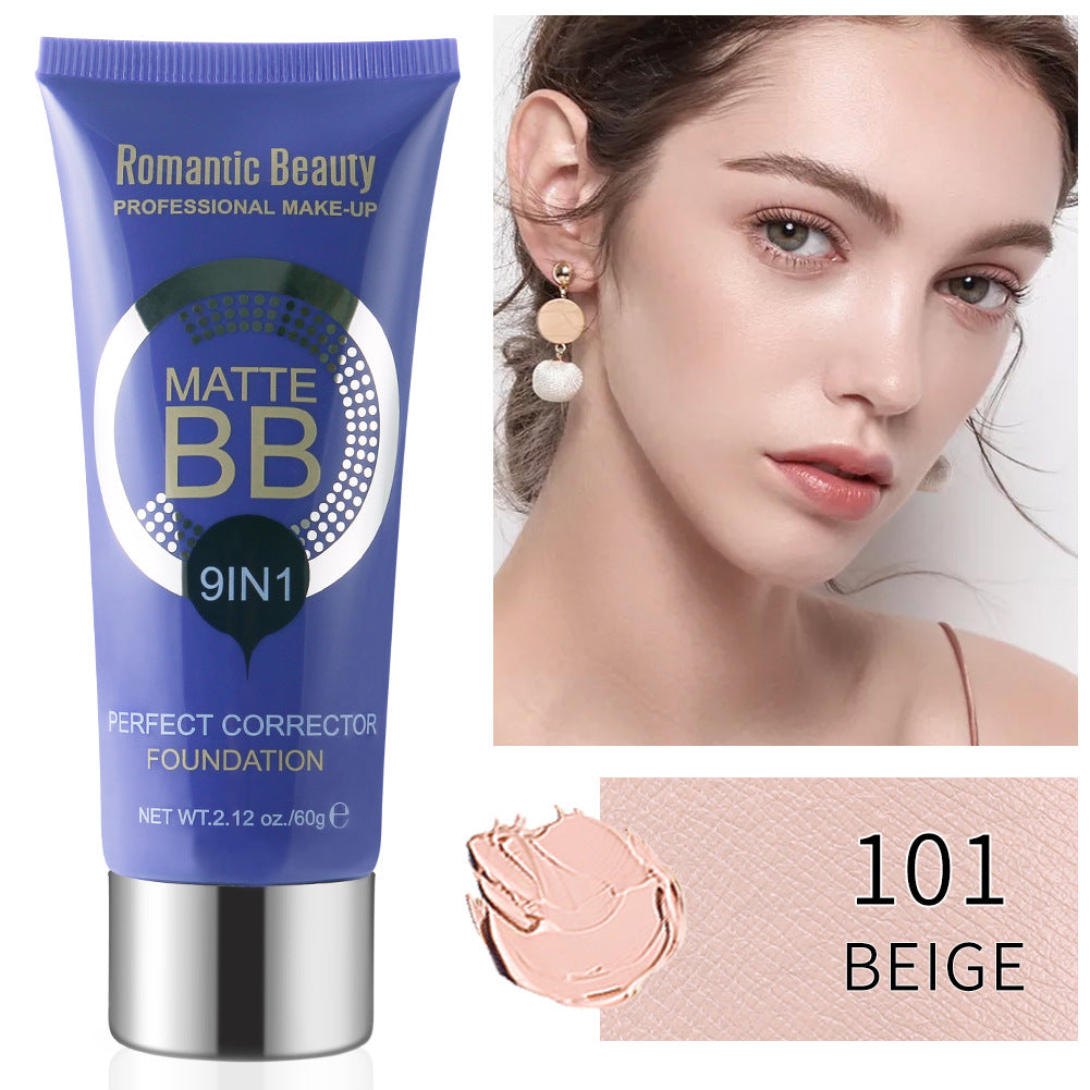 Omantic Beauty Liquid Foundation To Beautify Facial Pores Concealer Not Easy To Take Off Makeup BB Cream - Korvel