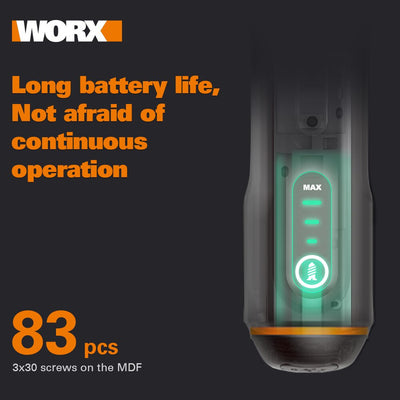 Worx 4V Mini Electrical Screwdriver Set with 26 Bits