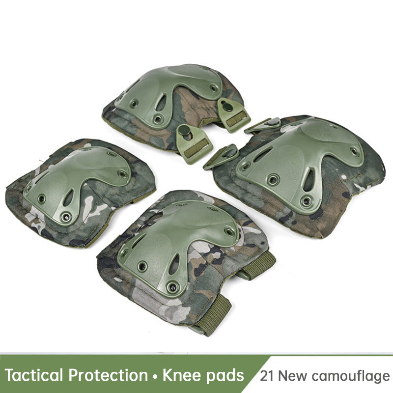 Tactical Knee Protector CS Kit Military Training Knee Protector Training Starry Sky Outdoor Cycling Plus Knee Protector Four Pie - Korvel