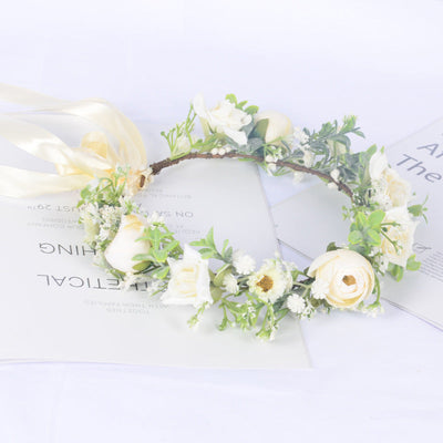Bohemian Wreath Simulation Starry Sky Handmade Wrapped Headwear Mini Wedding Photography Girl Hair Accessories - Korvel