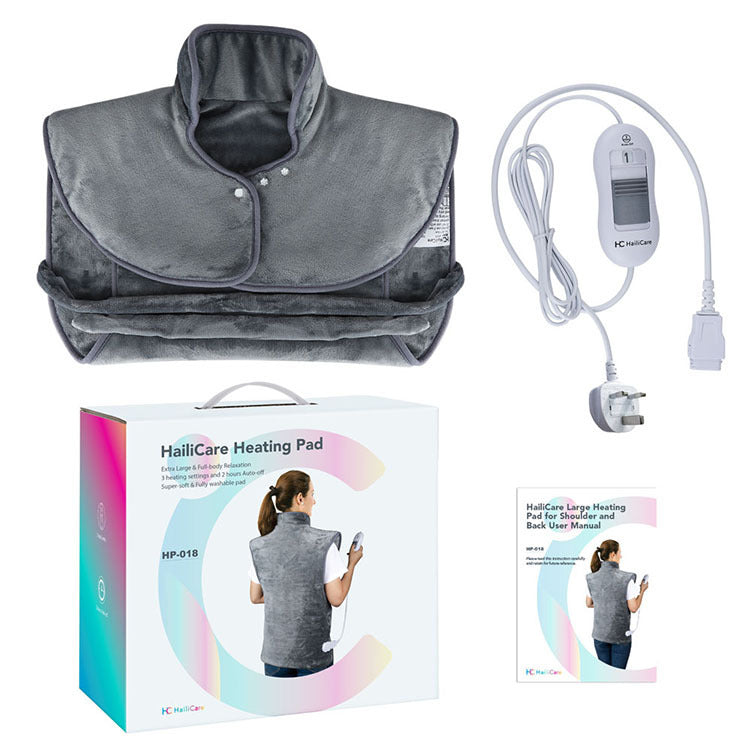 Premium Plug-In Heating Shawl Blanket - Flannel Electric Comfort