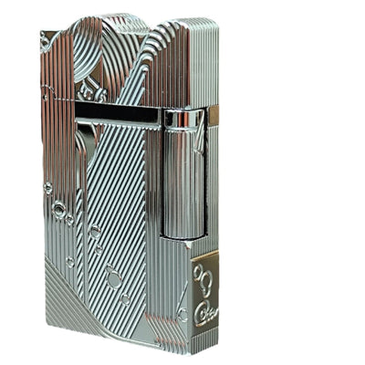 Gold Sleep Mermaid Pattern Vintage Lighter Cigarette Smoking Kerosene Lighters Classic Sound Metal Lighters Fire Men - Korvel