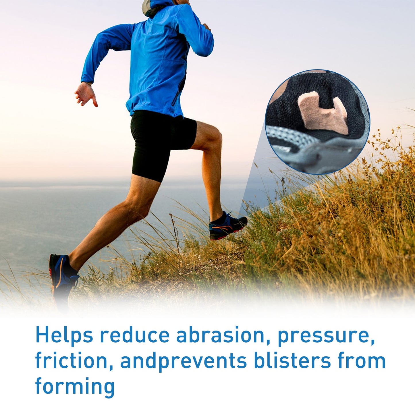 U-Shaped Felt Anti-Abrasion Pad for Foot Comfort