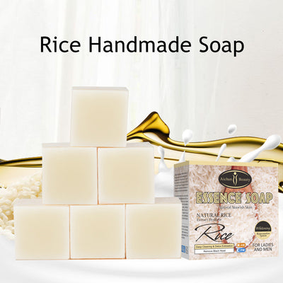Savon fait main au riz - Savon hydratant 100g