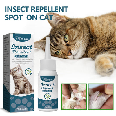 Premium Anti-Flea and Tick Drops for Cats and Dogs