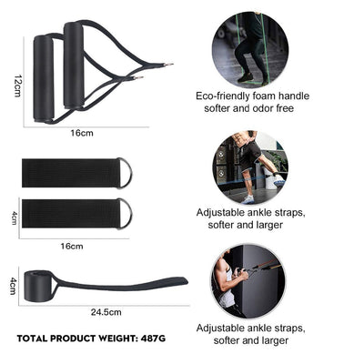 Premium Resistance Bands Set for Versatile Home Workouts