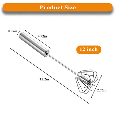 Push Blend Whisk - Effortless Mixing Tool