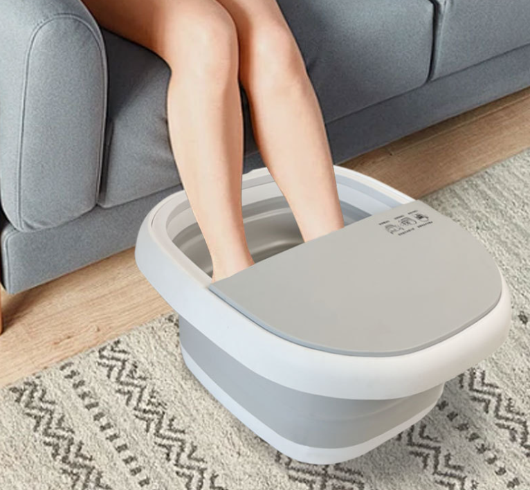 Folding foot bath tub foot washing tub with remote control foot soaking tub - Korvel