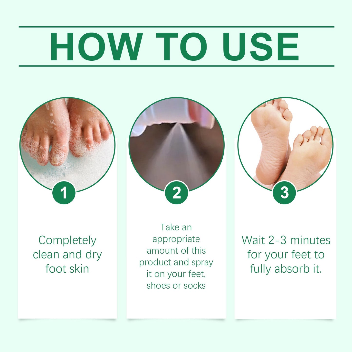 Premium Foot Deodorizer and Moisturizer