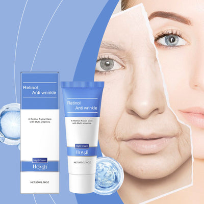 Retinol Hydrating Night Cream Hydrates, Nourishes And Brightens Facial Skin And Hydrates Overnight Skin Care Cream - Korvel