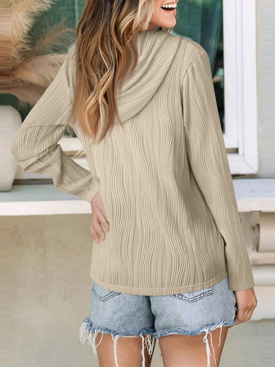 Sudadera de Manga Larga Texturizada