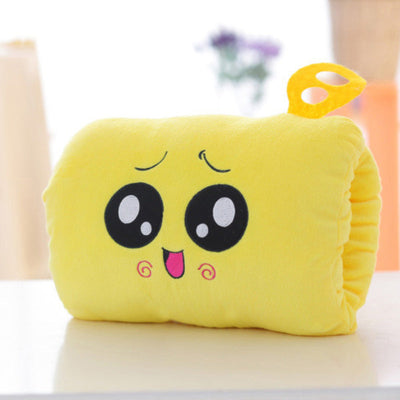 Animated Plush Nap Pillow & Hand Warmer for Kids