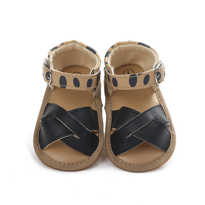 Baby Girl Baby Toddler Shoes Rubber Sole Non-Slip Baby Sandals - Korvel