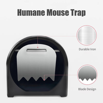 Rodent Zapper Rat Mice Mouse Trap Humane Mouse Trap Catch and Release Mouse Traps Mousetrap Catcher Capture Cage Indoor Outdoor - Korvel