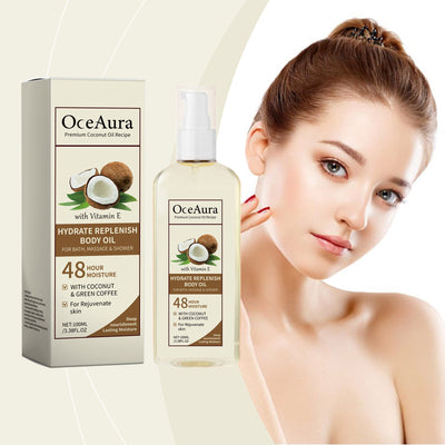 Coconut Oil Dip Massage Moisturizing Moisturizing Soothing And Nourishing Body Oil For Daily Massage - Korvel